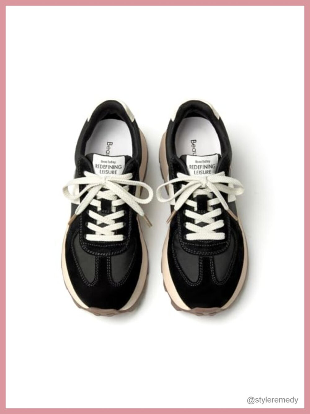 Genuine Leather Fashion Sneakers Retro Non-Slip Wide Walking Shoes for Women